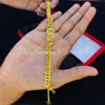 SJBR01 গোল্ড পলিশ ব্রেসলেট - Image 3